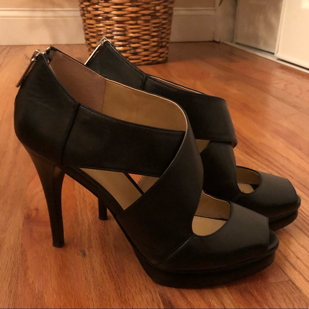 Michael Kors Black Leather